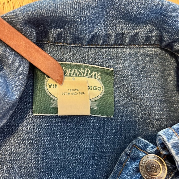 St John's Bay Women’s Vintage Indigo Jean Blue Size Medium Western, Retro - Picture 9 of 13